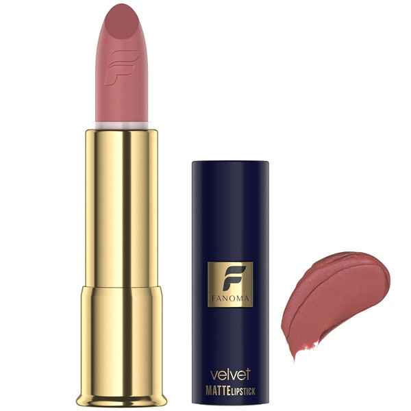 محصول نمونه تستی  رژ لب جامد مات فانوما مدل Velvet Matte شماره 06